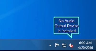 Fix No Audio Device Found problem