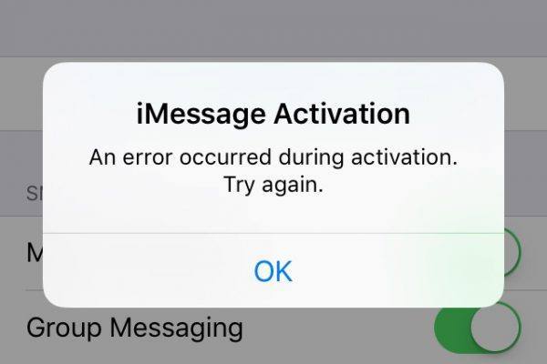 Fix iMessage and FaceTime Activation Error on iPhone