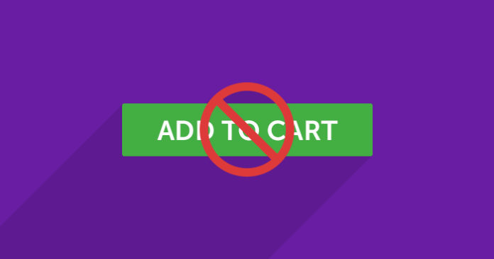 woocommerce hide add to cart button