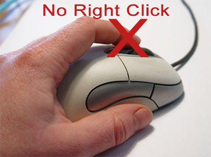 How to copy text from sites that blocks with no right click