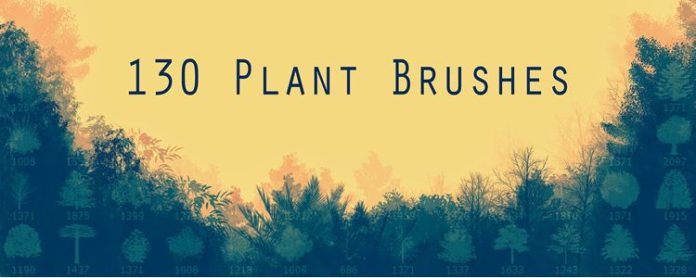 free photoshop plant brushes