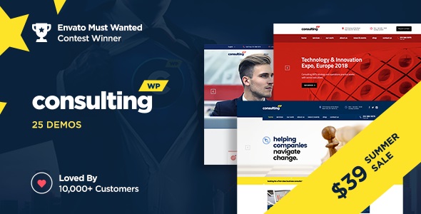 Consulting Business, Finance WordPress Theme (NULLED + SERIAL) v4.6.9.2