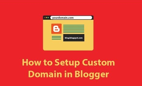 setup custom domain for blogger